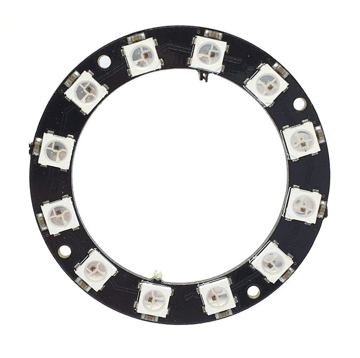 RGB LED 12-bit NeoPixel cirkel (WS2812) 02